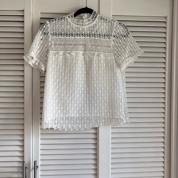 Summer lace white top - Picture 5 of 5